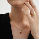 BOHO LETTER NECKLACE - COLLARES - Malandra Jewelry - TC227.A