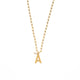 BOHO LETTER NECKLACE - COLLARES - Malandra Jewelry - TC227.A