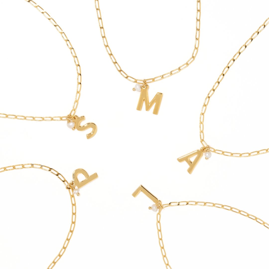 BOHO LETTER NECKLACE - COLLARES - Malandra Jewelry - TC227.A