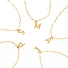 BOHO LETTER NECKLACE - COLLARES - Malandra Jewelry - TC227.A