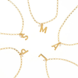 BOHO LETTER NECKLACE - COLLARES - Malandra Jewelry - TC227.A
