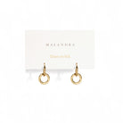 CIRCLES GOLDEN HUGGIES - ARETES - Malandra Jewelry - TA1109