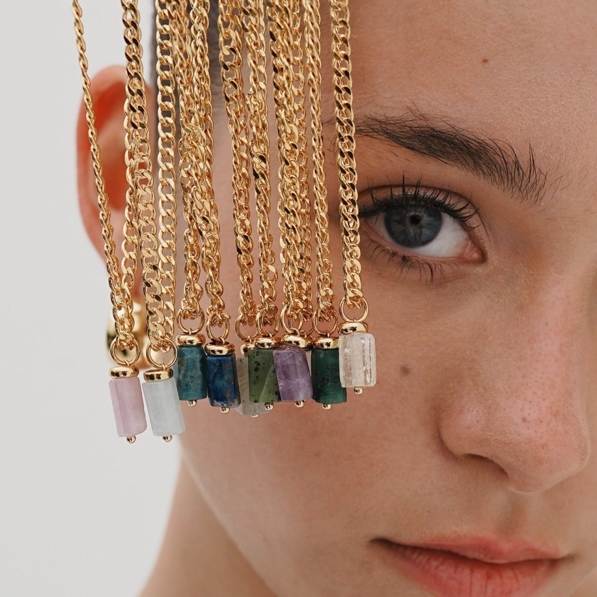 CITRINE AURA NECKLACE - COLLARES - Malandra Jewelry - TC1186