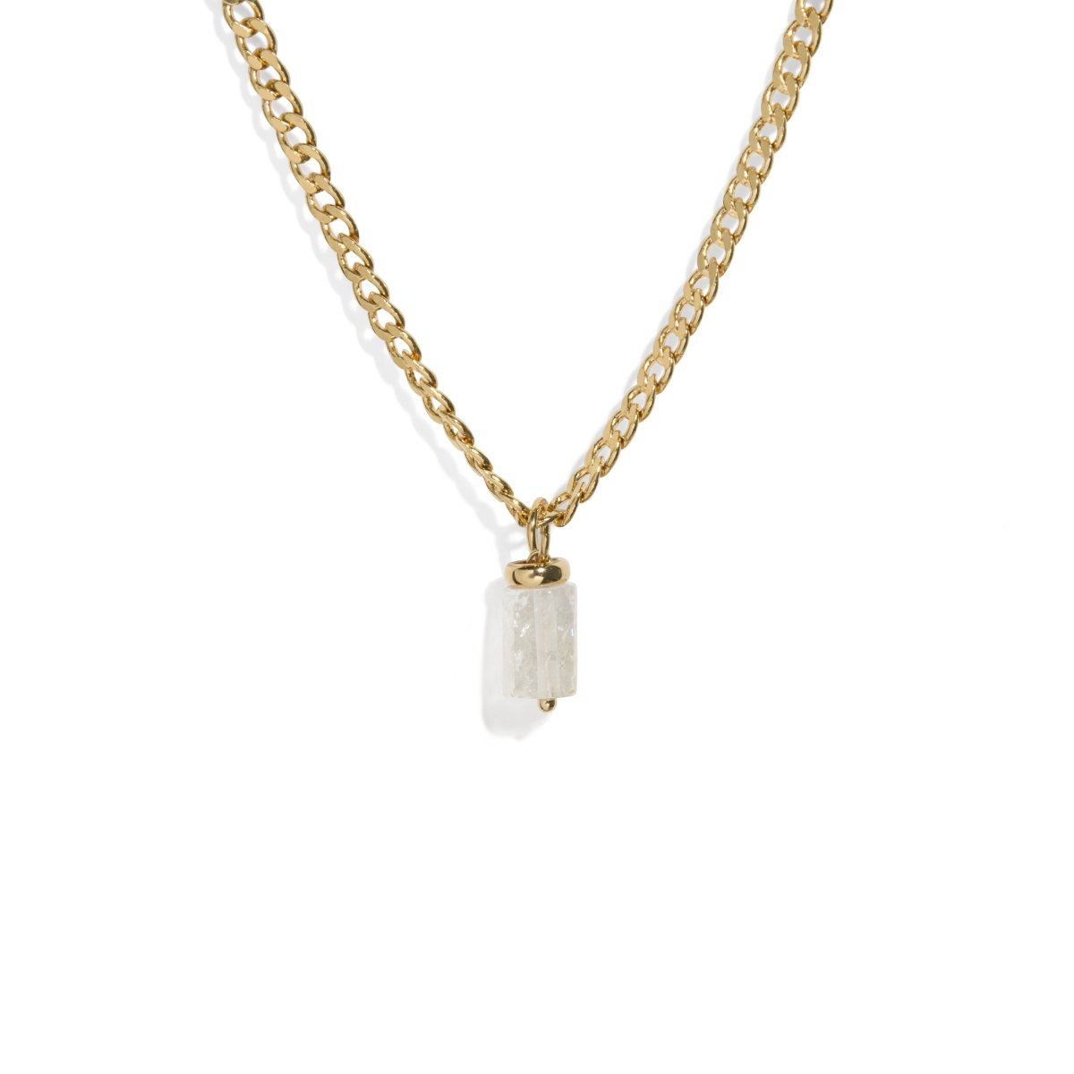 CITRINE AURA NECKLACE - COLLARES - Malandra Jewelry - TC1186