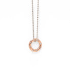 CLEAR & ROSE CHARM - DIJES - Malandra Jewelry - ICD291.R.T