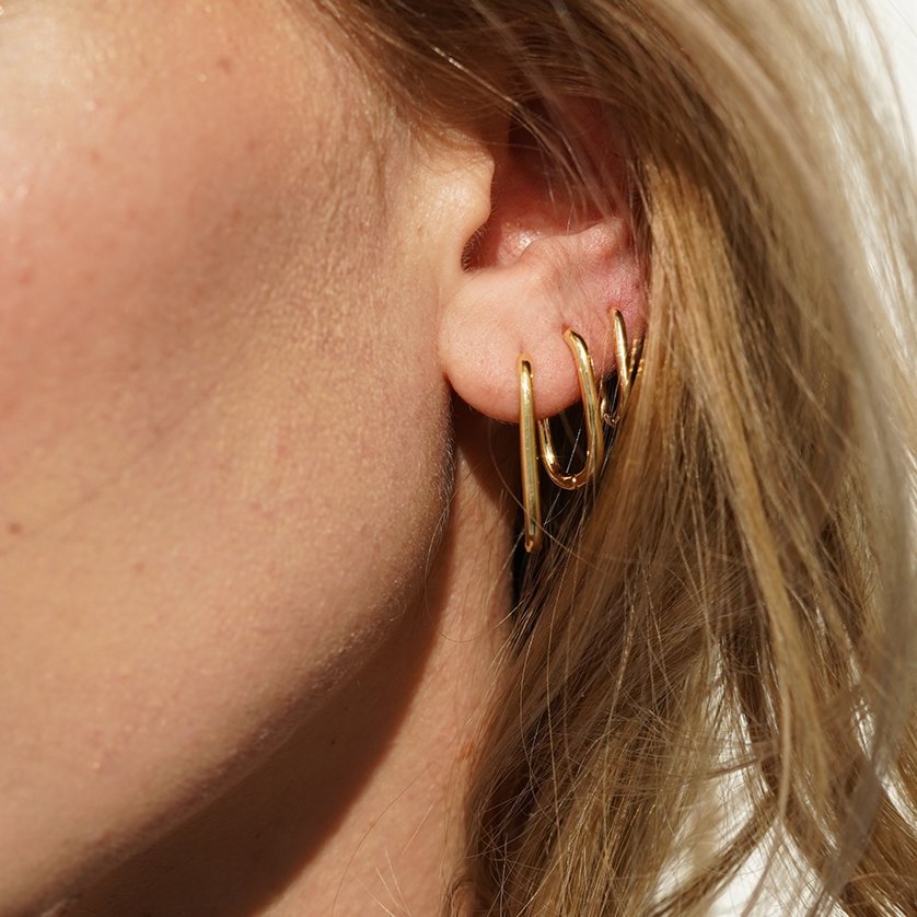 CLIP HUGGIES SMALL - ARETES - Malandra Jewelry - AA1256