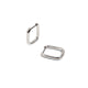 CLIP SILVER HUGGIES - ARETES - Malandra Jewelry - EA6574