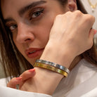 COLLINS SILVER BANGLE - BRAZALETES - Malandra Jewelry - EP6591.P