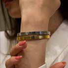 COLLINS SILVER BANGLE - BRAZALETES - Malandra Jewelry - EP6591.P