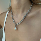 COSTA LINK SILVER NECKLACE - COLLARES - Malandra Jewelry - TC1499