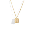 CROSS SPARK MEDAL NECKLACE - COLLARES - Malandra Jewelry - XMC34 - 94485N