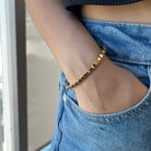 CURVS GOLDEN BRACELET - BRAZALETES - Malandra Jewelry - EMKP1