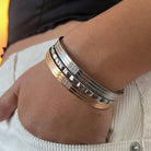 CURVS SILVER BRACELET - PULSERAS - Malandra Jewelry - EMKP1.P - B-Q1