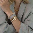 CUSTOM BLOCK NAME BRACELET - PULSERAS PERSONALIZADAS - Malandra Jewelry - TP719.1