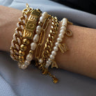 CUSTOM BLOCK NAME BRACELET - PULSERAS PERSONALIZADAS - Malandra Jewelry - TP719.1