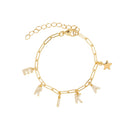 CUSTOM SPARK NAME BRACELET - PULSERAS PERSONALIZADAS - Malandra Jewelry - TP337.1