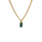 EMERALD AURA NECKLACE - COLLARES - Malandra Jewelry - TC1178