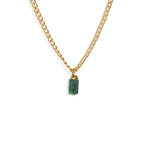 EMERALD AURA NECKLACE - COLLARES - Malandra Jewelry - TC1178