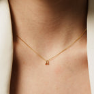 ESSENTIAL ARIAL LETTER NECKLACE - COLLARES - Malandra Jewelry - TC803.A