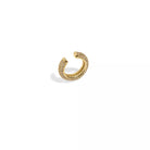 ESSENTIAL GOLDEN PAVE EAR CUFF - ARETES - Malandra Jewelry - EA6085.T