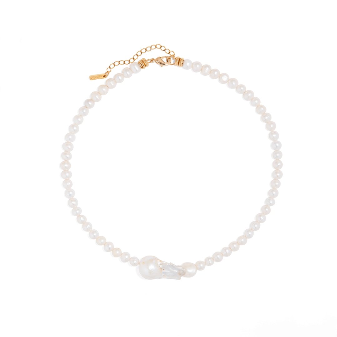 ESSENTIAL PEARLS NECKLACE - COLLARES - Malandra Jewelry - TC1248