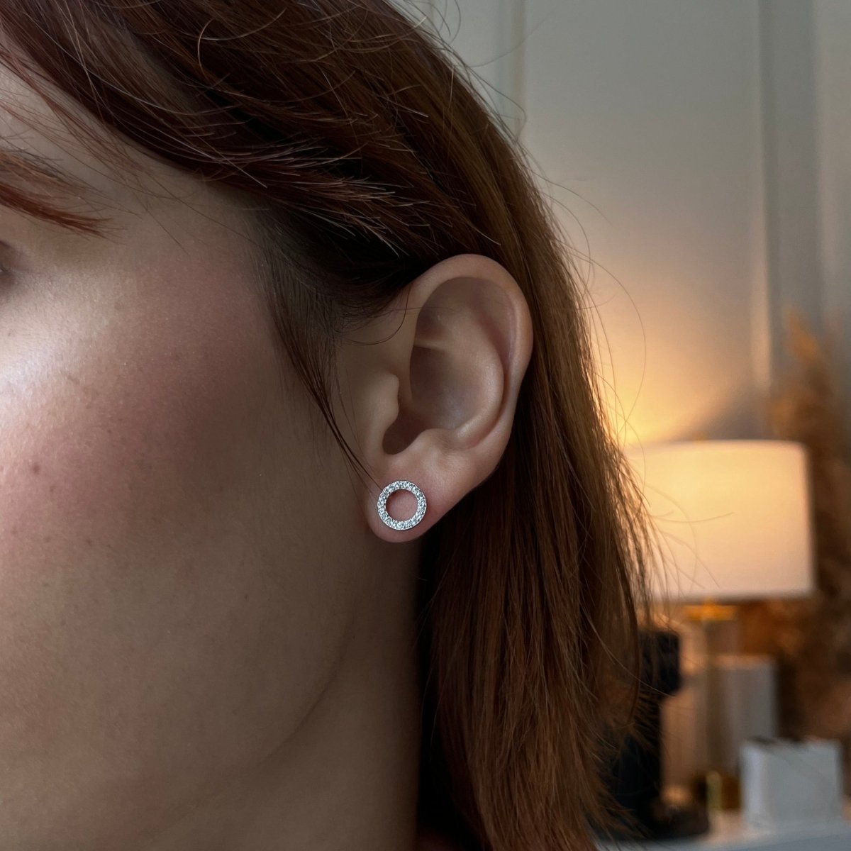 ESSENTIAL SILVER SPARK STUDS - ARETES - Malandra Jewelry - EAWA3 - AAE029-3