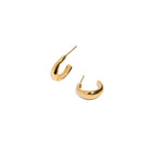 ESSENTIAL SINGLE GOLDEN HOOPS - ARETES - Malandra Jewelry - VCA195 - 3135