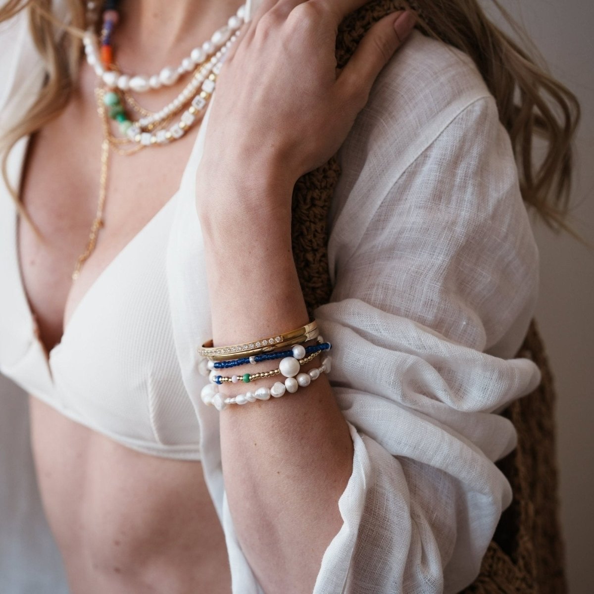 ESSENTIAL SPARK GOLDEN BRACELET - BRAZALETES - Malandra Jewelry - EP6267