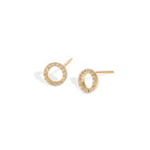 ESSENTIAL SPARK HALO STUDS - ARETES - Malandra Jewelry - VCA173