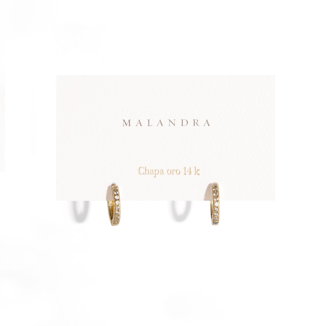 ESSENTIAL SPARK HUGGIES - ARETES - Malandra Jewelry - TA1018