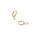 EVERYDAY SINGLE PEARL HUGGIES - ARETES - Malandra Jewelry - TA1213