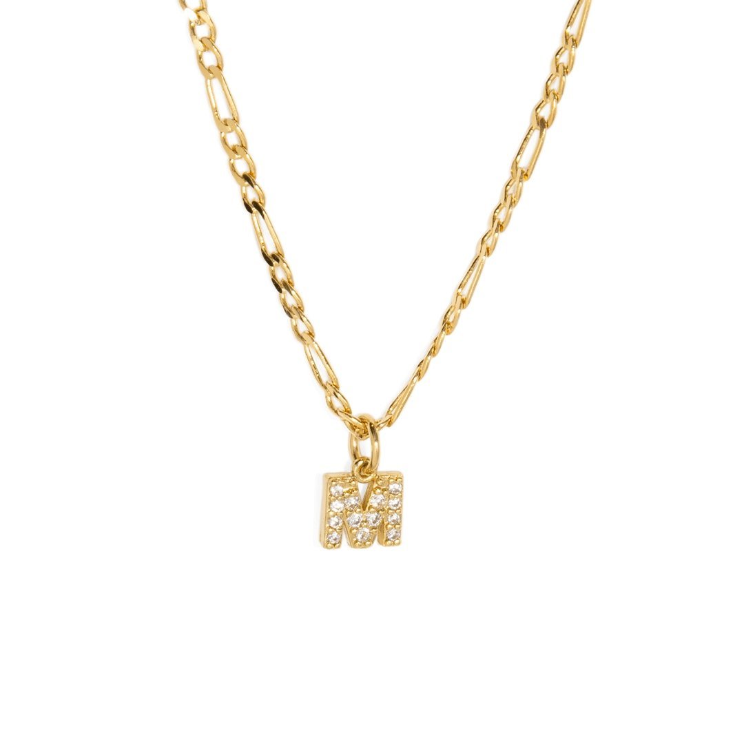 FIGARO INITIAL LETTER NECKLACE - COLLARES - Malandra Jewelry - TC619.A