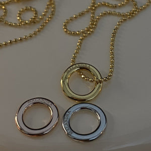 GOLD PLAIN CHARM - DIJES - Malandra Jewelry - ICD288.D