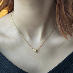 GOLDEN BEAD GRATITUDE NECKLACE - COLLARES - Malandra Jewelry - TC1374