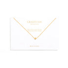 GOLDEN BEAD GRATITUDE NECKLACE - COLLARES - Malandra Jewelry - TC1374
