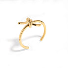 GOLDEN KNOT CUFF - PULSERAS - Malandra Jewelry - EVFP15 - BAB0241G