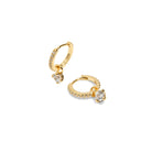 GOLDEN MILANO HUGGIES - ARETES - Malandra Jewelry - EA6572.T - G60204411300C-1