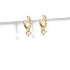 GOLDEN MILANO HUGGIES - ARETES - Malandra Jewelry - EA6572.T - G60204411300C-1