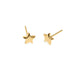 GOLDEN MINI STAR STUDS - ARETES - Malandra Jewelry - VCA129