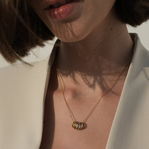 GOLDEN NECKLACE 45 cm - BP - Malandra Jewelry - VCC107.D