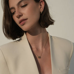 GOLDEN NECKLACE 45 cm - BP - Malandra Jewelry - VCC107.D