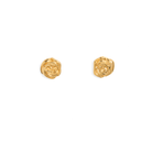 GOLDEN ROSE STUD EARRINGS - ARETES - Malandra Jewelry - VCA174 - 3911