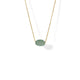 GREEN AVENTURINE GRATITUDE NECKLACE - COLLARES - Malandra Jewelry - TC885