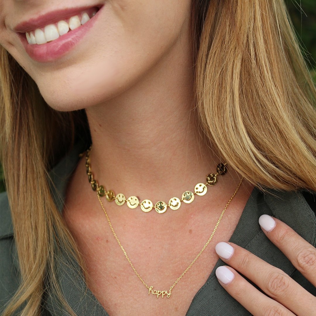 HAPPY BIRTHDAY NECKLACE - COLLARES - Malandra Jewelry - XBC95