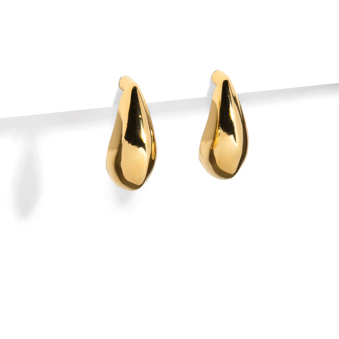 ICONIC DROP SMALL EARRINGS - ARETES - Malandra Jewelry - VCA198 - 4002