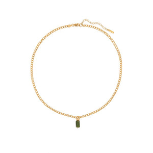 JADE AURA NECKLACE - COLLARES - Malandra Jewelry - TC1179