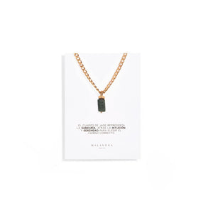JADE AURA NECKLACE - COLLARES - Malandra Jewelry - TC1179