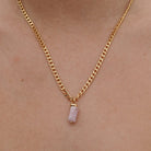 KUNZITE AURA NECKLACE - COLLARES - Malandra Jewelry - TC1184