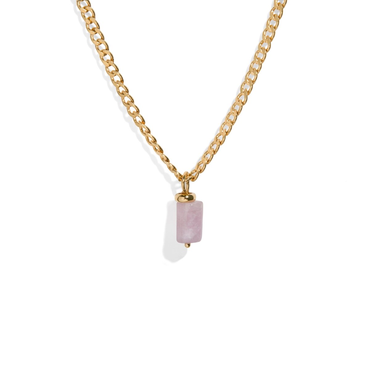 KUNZITE AURA NECKLACE - COLLARES - Malandra Jewelry - TC1184