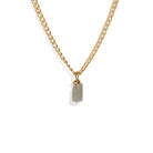 LABRADORITE AURA NECKLACE - COLLARES - Malandra Jewelry - TC1182